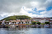 Azzorre, Isola di Faial - Horta. Partenza in battello per l'isola di Pico. 